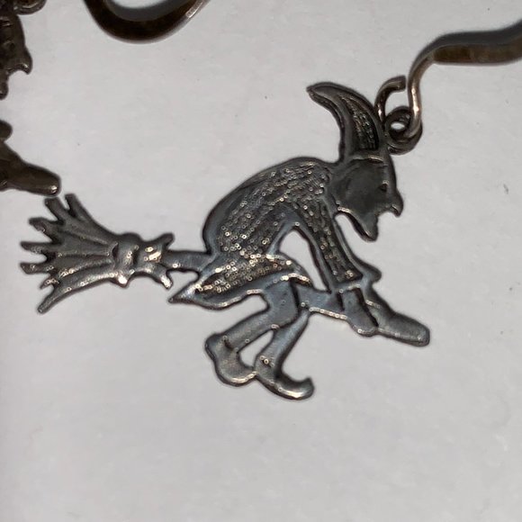 Sterling Silver Witch Earrings - Picture 9 of 15